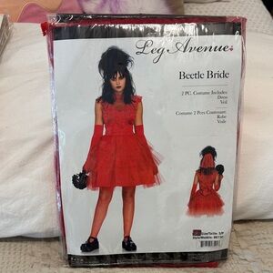 Leg Avenue Red Beetle Bride Costume Beetlejuice